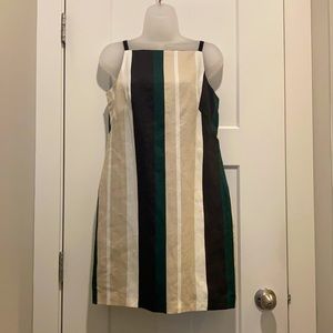 Strieped Dres,size-2P, 57% Linen,Lined
